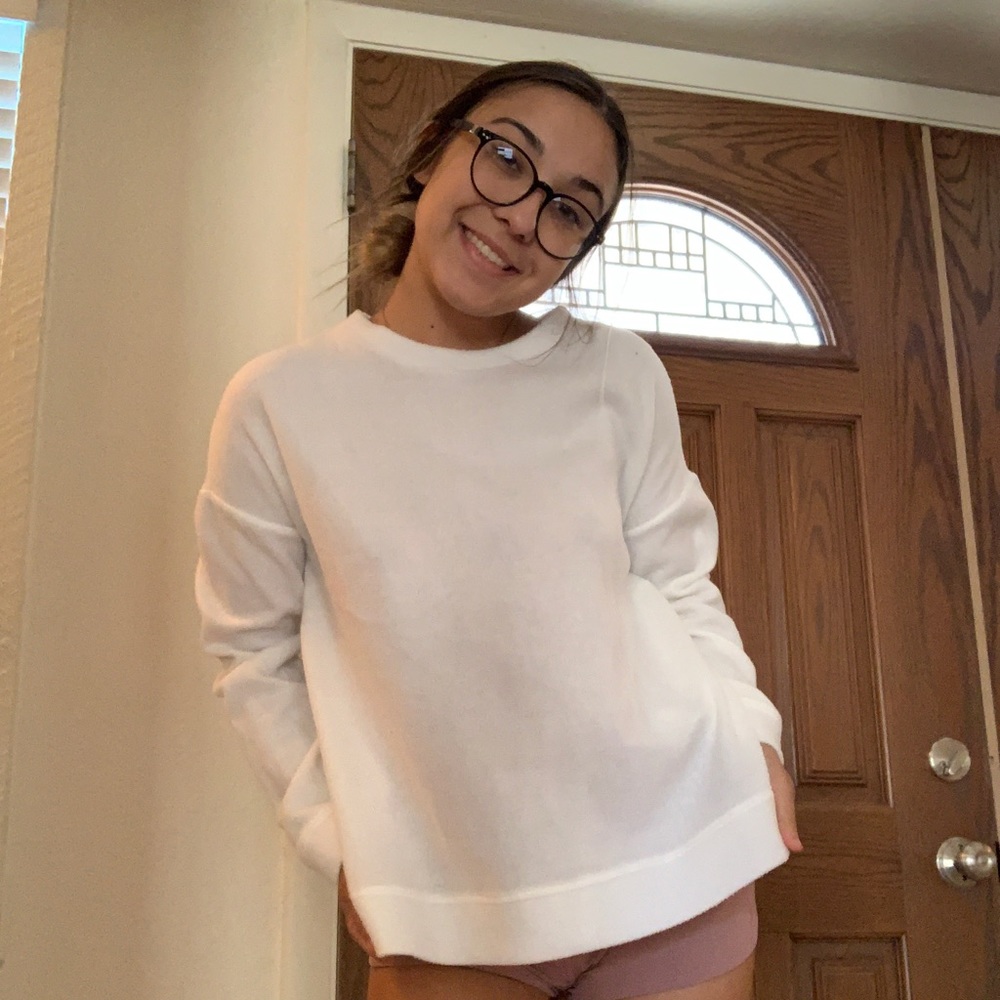 BDG Slouchy White Sweater